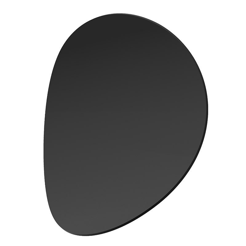 Applique murale encastrée à intensité variable à 2 lumières DEL Malibu Discs ™, Noir satiné, H 10 po x l 10 po x P 2 po