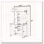 Buffet 69 po avec huche et poste de travail pliable, armoire de rangement multifonctionnelle avec tablette réglable et prise de courant-941704408
