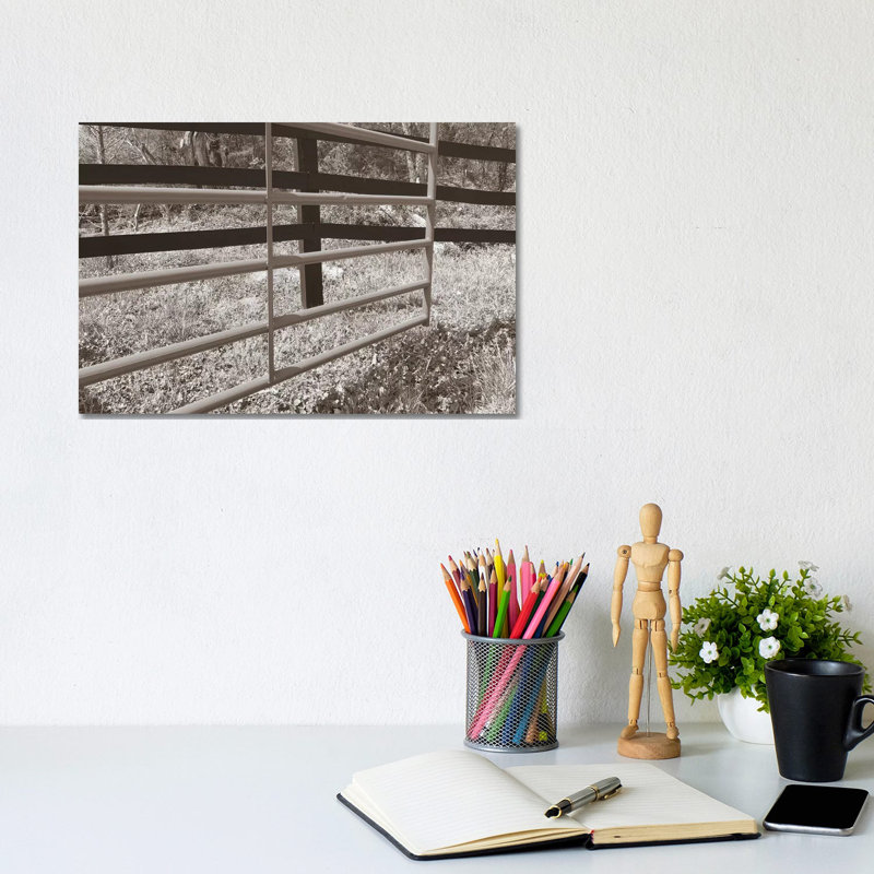 Sepia Farm Study I by Alicia Ludwig - Wrapped Canvas Print, 20.32 cm H x 30.48 cm W