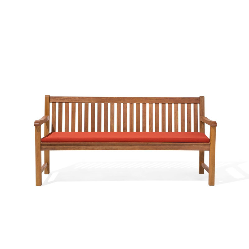Stuttgart Solid Wood Outdoor Bench, Red