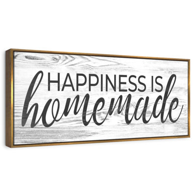 Plaque murale «Happiness Is Hommade» II