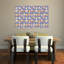 «Christmaspatternno42 Playful Retro Traditional Bear Winter Landscape», reproduction d'art mural-129718495