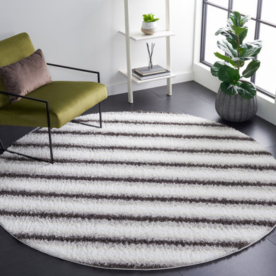 Berber Shag Performance Striped Rug