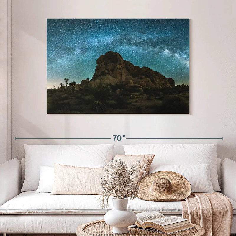 Oberle Joshua Tree, ciel nocturne, H 32 po x l 48 po
