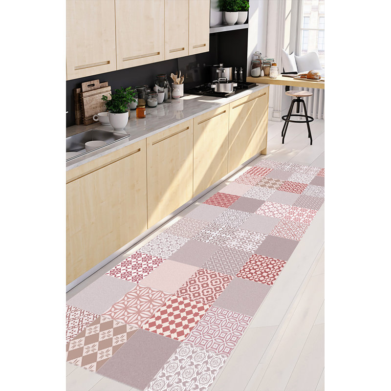 Rhoda Non-Slip Patchwork Indoor / Outdoor Doormat, Runner 80 x 300cm