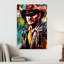 Urban Cowboy Portrait Modern Retro Contemporary Wall Art Print 1 Piece Wrapped Canvas Wall Art-87345662