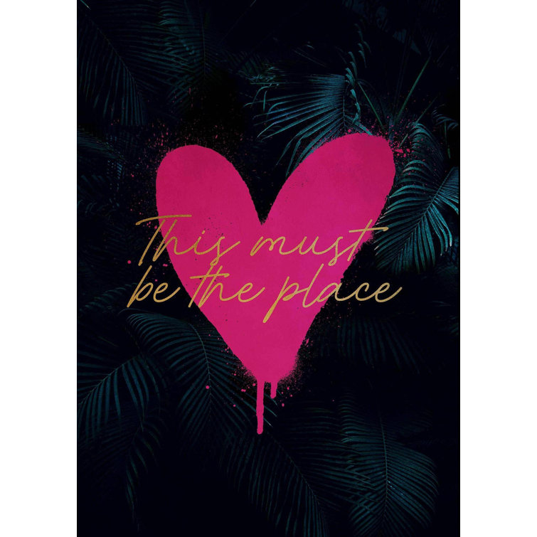 This Must Be The Place - Art Print on Canvas