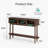Leathia Fluted Console Table-869556817