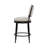 Conners Commercial Grade Steel Frame Cream Fabric Upholstered Swivel Counter Height Barstool - Set Of 3-1707242786