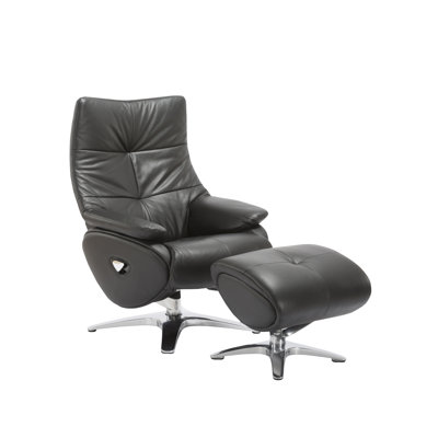 Wanamaker Upholstered Swivel Recliner