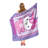 Sanrio Hello Kitty Magical Silk Touch Throw Blanket, Sparkly Character Fleece, 50x60 Inches