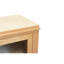 Console de télévision avec foyer de 86 po, naturel, convient aux téléviseurs de 95 po, support en bois de chêne pouvant accueillir un téléviseur, structure