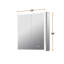 Armoire à pharmacie à miroir à fixation en surface avec désembueur à DEL l 24 po x H 28 po Mesa-123627148