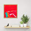 «Passion» par Angie Kenber, reproduction d'art sur toile encadrée-271372667