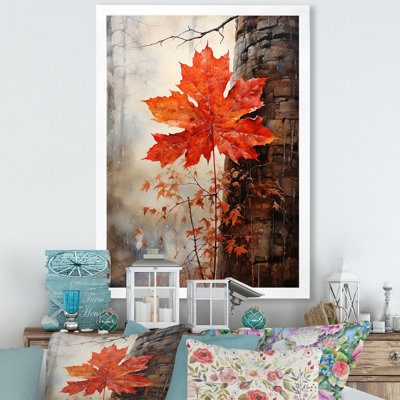 " Maples Mark Autumn Red "