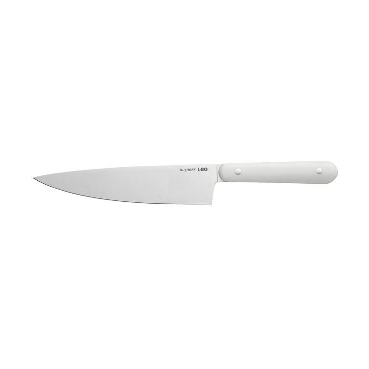 BergHOFF 8Pc PP Knife Set with Universal Black Knife Block, Grey
