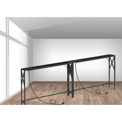 Sofa Table With Charging Station