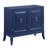 Blue Finish Console Cabinet