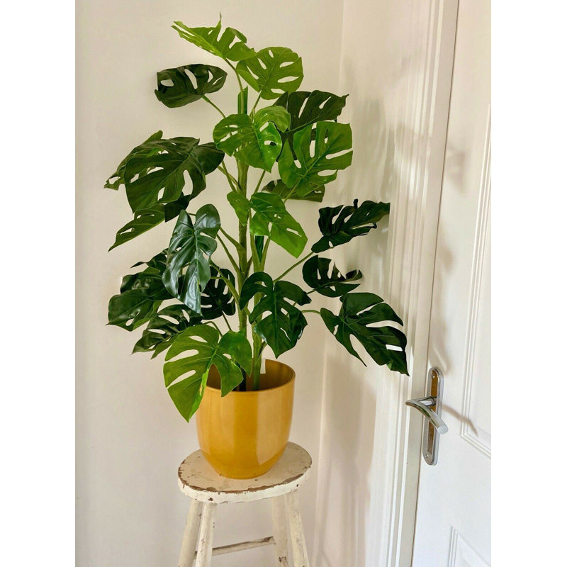 Faux Plant in Pot Liner, 100cm H x 70cm W x 70cm D