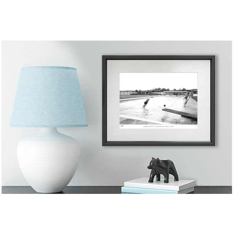 Horncastle, Swimming Pool C1965 - Single Picture Frame Print, 63.3cm H x 83.5cm W x 2.3cm D