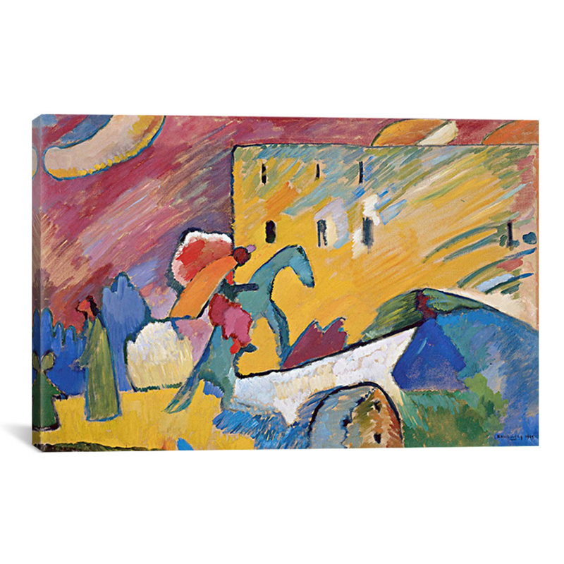 «Improvisation 3» par Wassily Kandinsky, reproduction d'art sur toile, H 12 po x l 18 po x P 1,5 po
