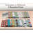  Dining Table Rectangle Placemats 100% Cotton Multi Pattern 13x19 Inches-587229978