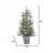 4' Pre-Lit Pine Half Christmas Tree