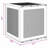 Vidaxl Garden Storage Box 21.7X20.9X22.4 In PP-117060624