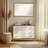 Carter Dark Gold Beveled Wood Framed Wall Mirror-119165601