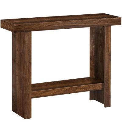 Console Table, Rectangular Entryway Table, Modern Console Table with Storage, Sofa Tables, (Walnut)