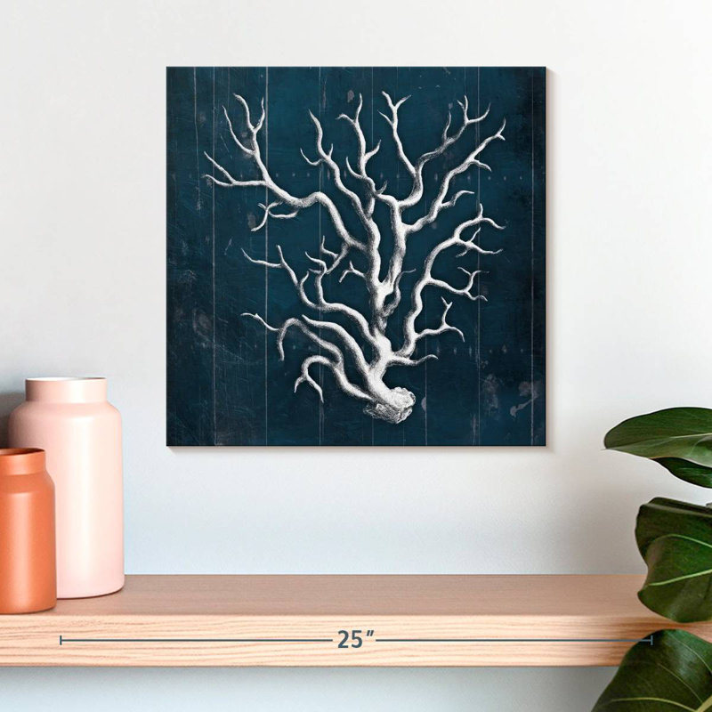 Corail en bois bleu Aletra III, H 16 po x l 16 po