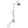 Exposed Thermostatic Shower System 36" Wall Mounted with 1.75 GPM Handshower and Lever/Cross Handles
