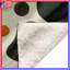 Couvertures abstraites de formes orange et noires-124116162