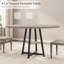 Metal Base Dining Table
