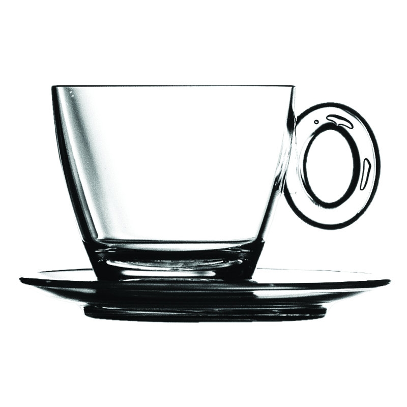 Tasse à thé en polycarbonate pour spa et bien-être, Clair
