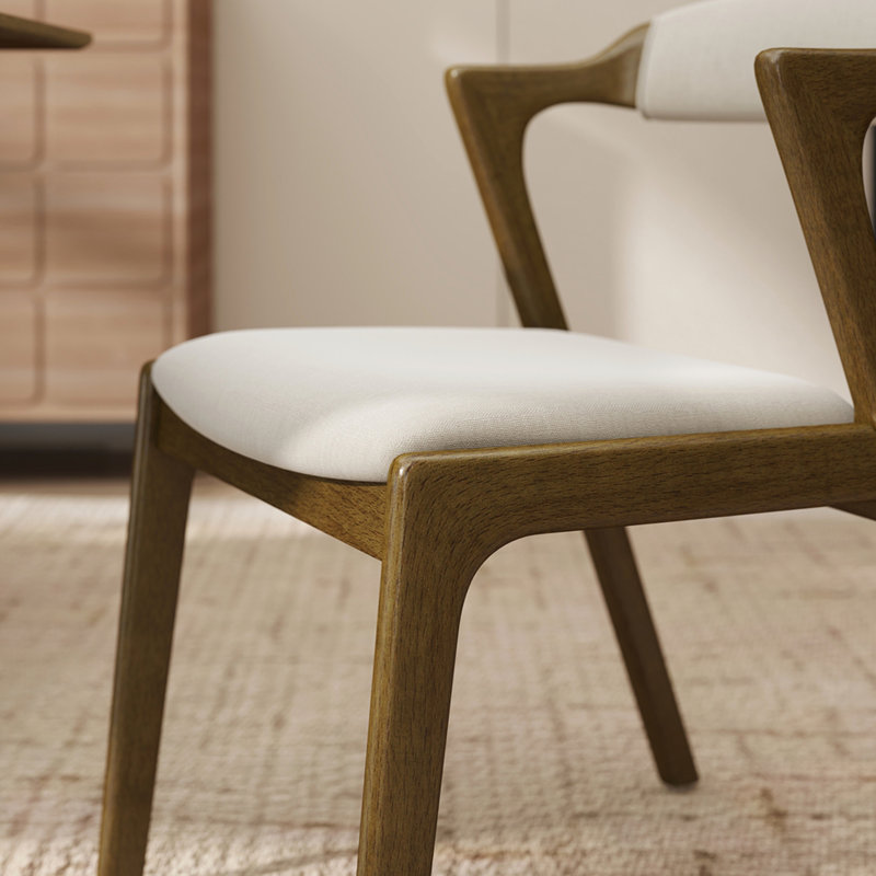 Ensemble de salle à manger moderne 7 pièces avec table et 6 chaises, 6, Black/Walnut
