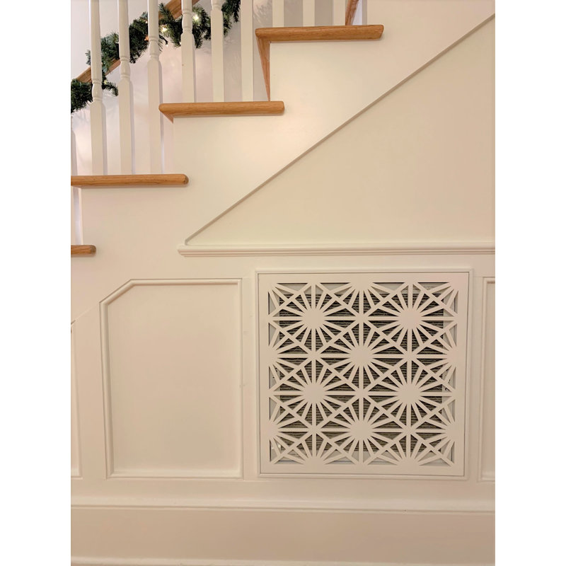 Bouche d'aération magnétique magnétique - conception Sunburst, 16 x 36, Intérieur