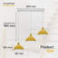 Labeeb 3 - Light Kitchen Island Pendant-399267267
