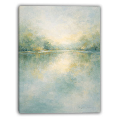 Serene Watergarden Wrapped Canvas Wall Art