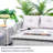 Newcastleton 5 Seat Rattan Conversation Set