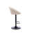 Swivel Upholstered Adjustable Height Counter Stool-1385377705