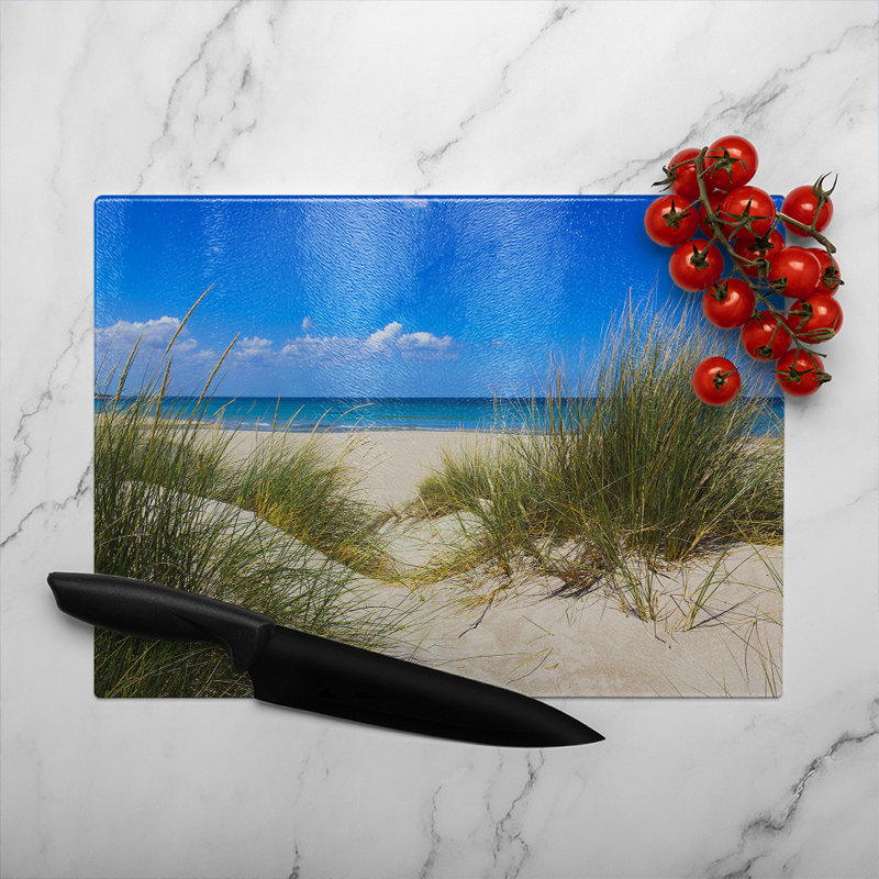 Salento, sand dunes Designer Glass Chopping Board