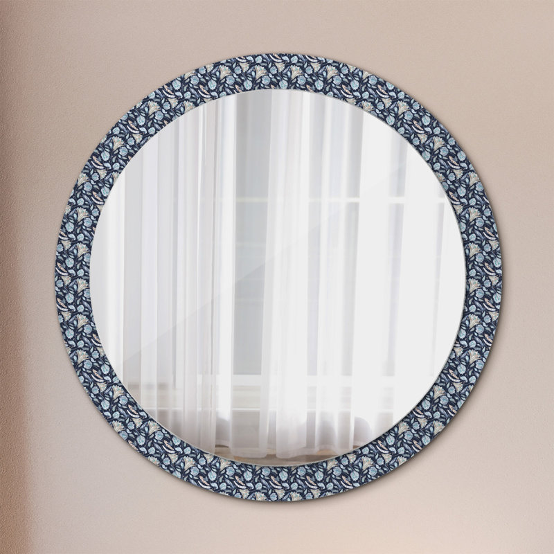 Huldar Glass Flat Wall Mirror, 90cm H x 90cm W