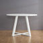 5-Piece Round Dining Set, Trestle Dining Table With 4 Stylish Chairs-700031264-700031267