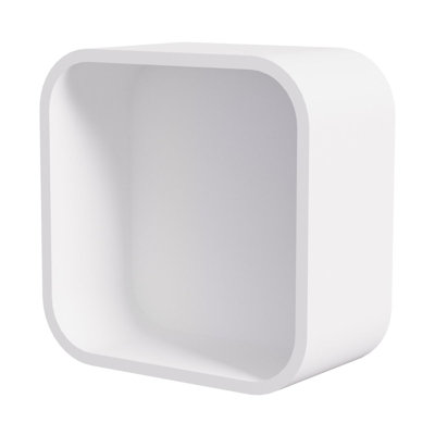 Matt White Stone Bathroom Shelf 300mm