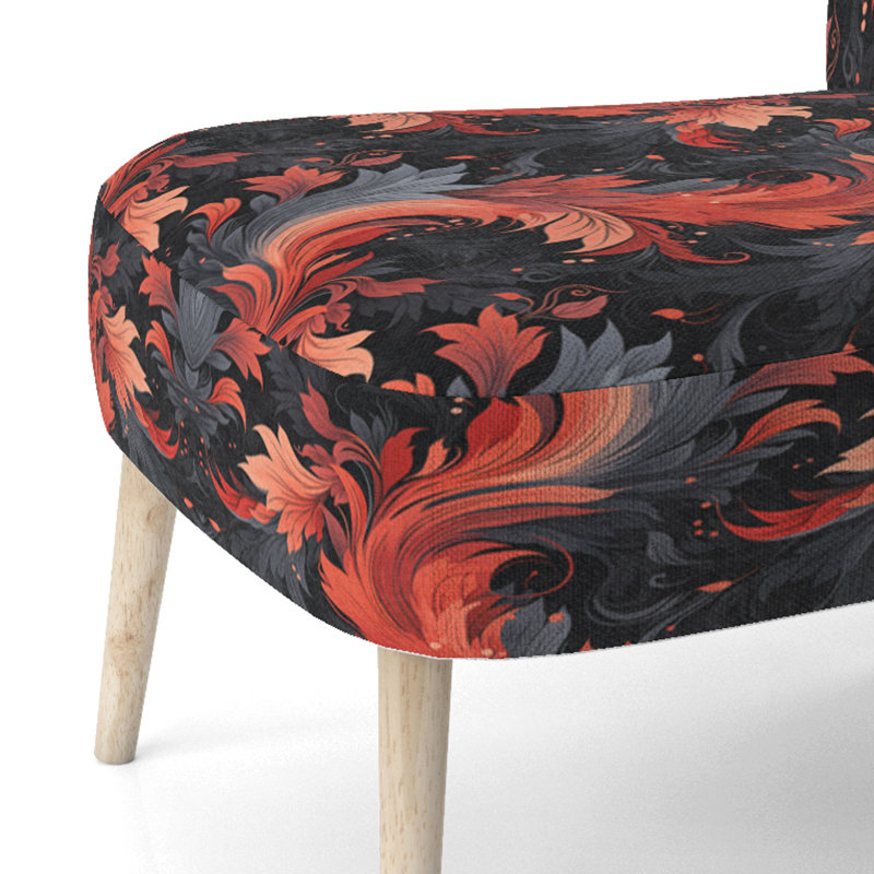 Chaise d'appoint rembourrée Ember Twilight Moody Patterns I - Cottage