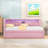 Twin Upholstered Daybed with Trundle and USB and LED Belt-1141043083