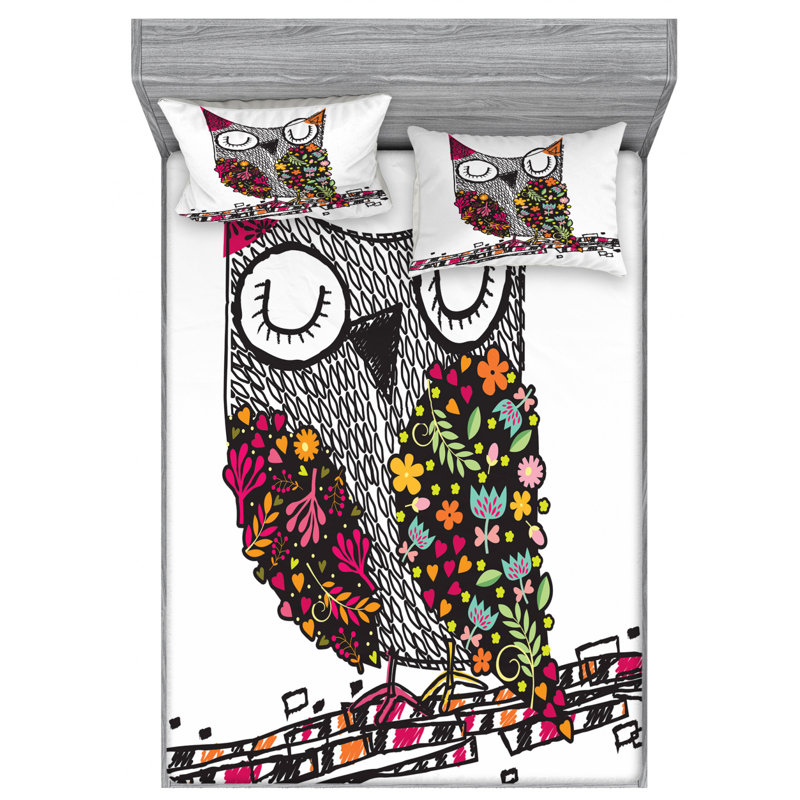 Microfiber Sheet Set, Full Sheet Set with Fitted Sheet