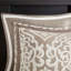 Brun clair / édredon très grand 8 pièces avec médaillon. . Coussins brodés. Édredon à longueur d'année. Literie lavable à la machine. Garnissage luxueux pour chambre à coucher. 2 taies décoratives européennes, coussins décoratifs, 1 jupe de lit.-120264816-120264817