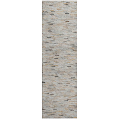 Premium Machine Washable Honig AMF1660 Geometric Rug